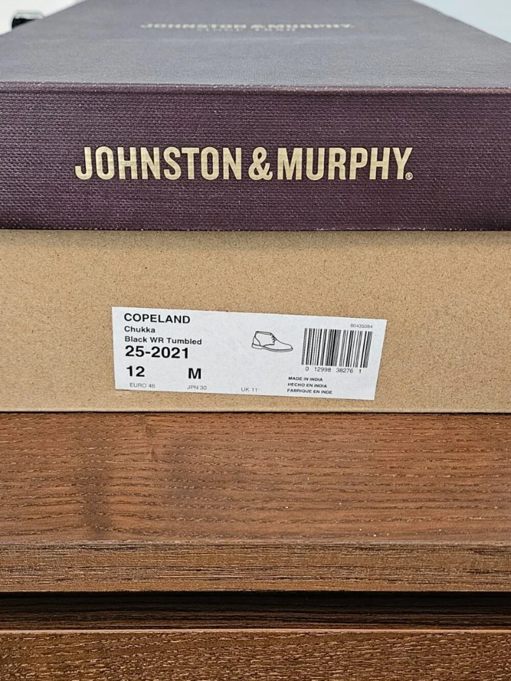 Johnston & Murphy worn twice